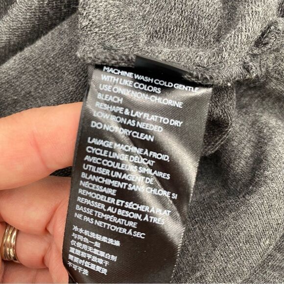 Maeve by Anthropologie gray Tallie beaded embellished sweatshirt size xsmall - Picture 5 of 7